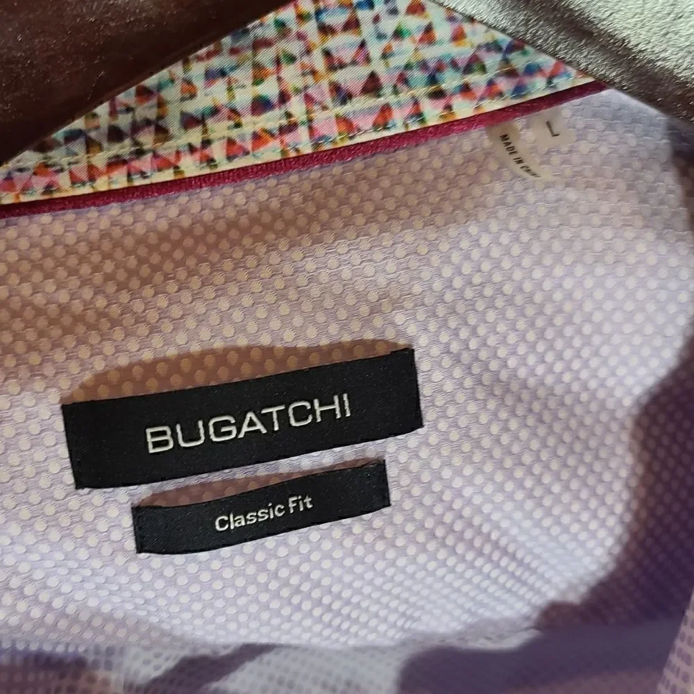 Bugatchi Classic Fit Button Down L - Picture 2 of 3